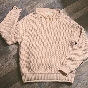~Ye MAK~Waffle Knit Pullover Pastel Sweater M